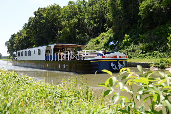French Hotel Barge RENAISSANCE Barging in France Burgundy