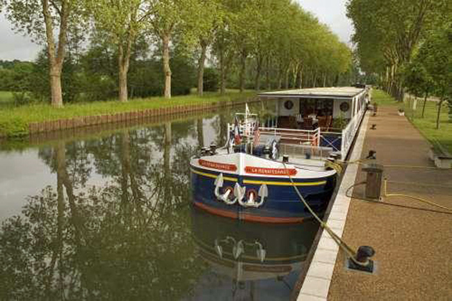 French Hotel Barge RENAISSANCE Barging in France Burgundy