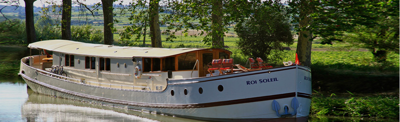 French Barge Roi Soleil - Cruising the south of France