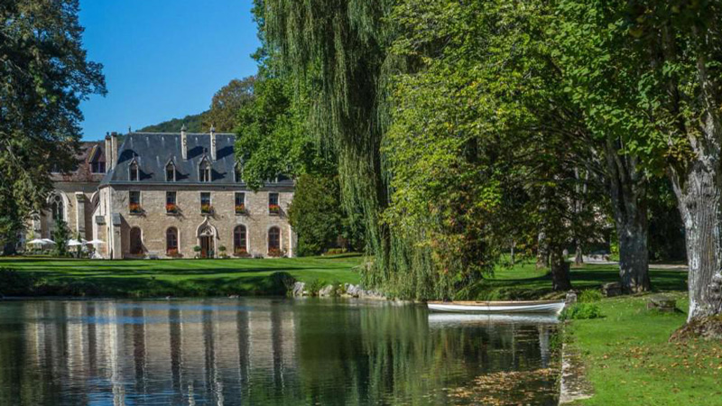 French Hotel Barges - Barging in France - Abbaye de la Bussiere - BargeCharters.com