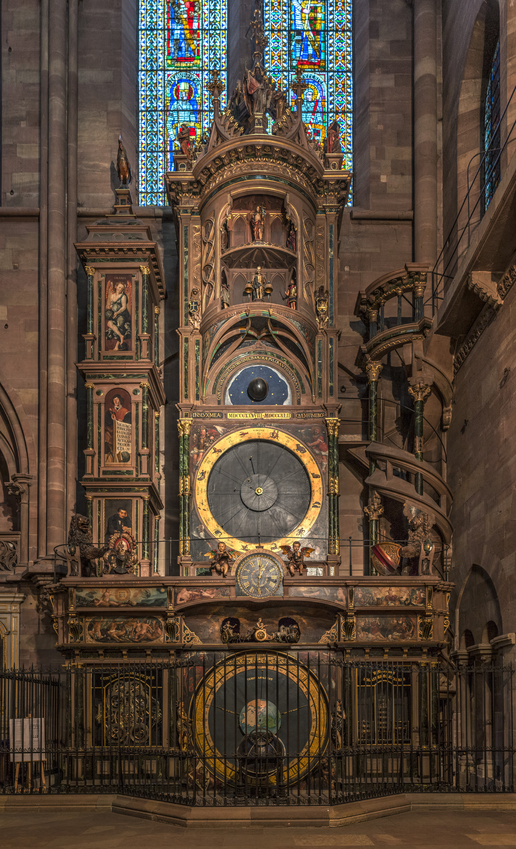 French Hotel Barge Cruises in Alsace-Lorraine France. Strasbourg Cathedral astronomical clock