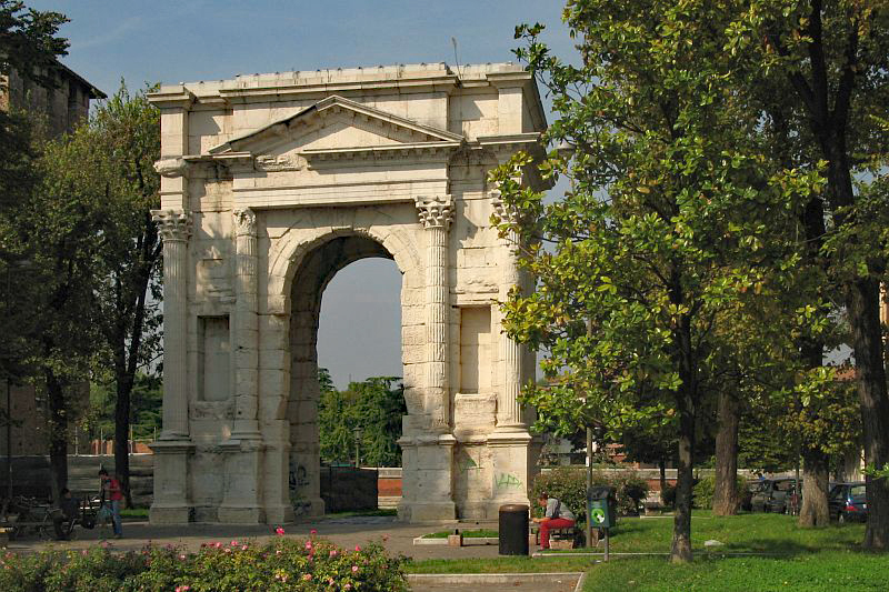 River Po, Italy - Verona - Roman city